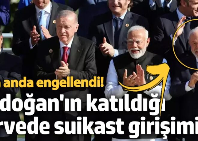 Cumhurbaşkanı Erdoğan G20 Zirvesi için gitmişti… Brezilya’da suikast iddiası!